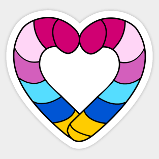 Candy Cane Pride Sticker